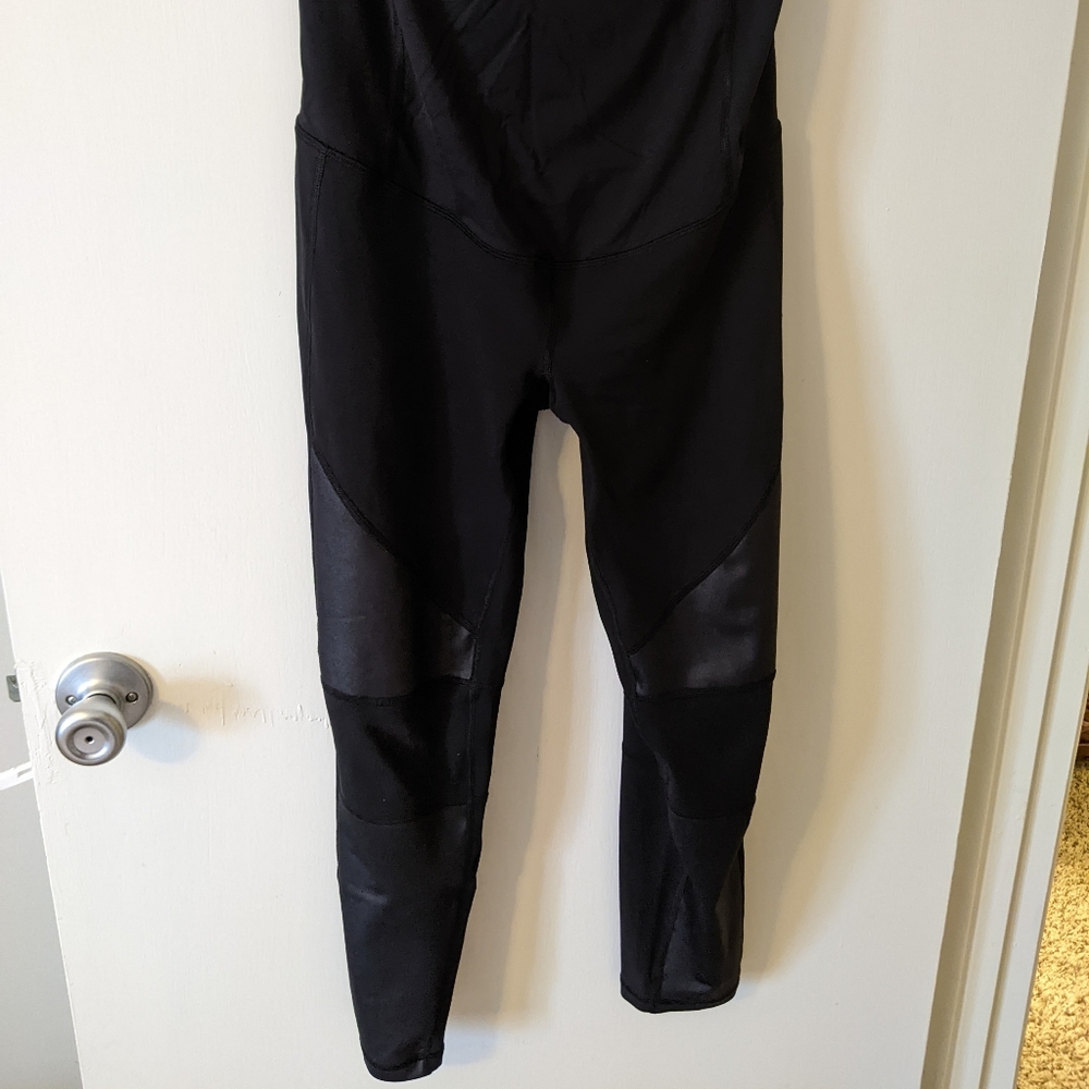 Isabel maternity black moto leggins